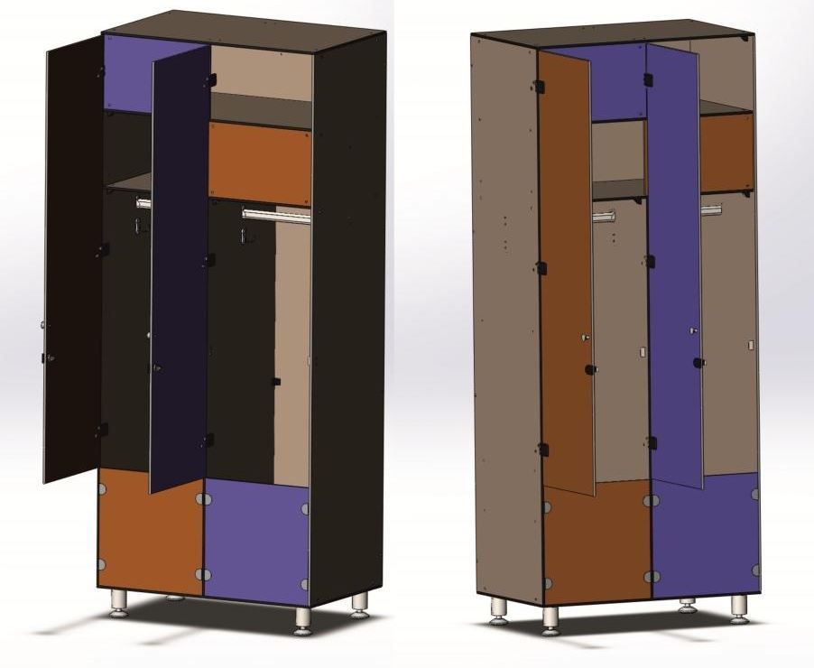 Фотографии Шкаф 2–1 «Теннис»