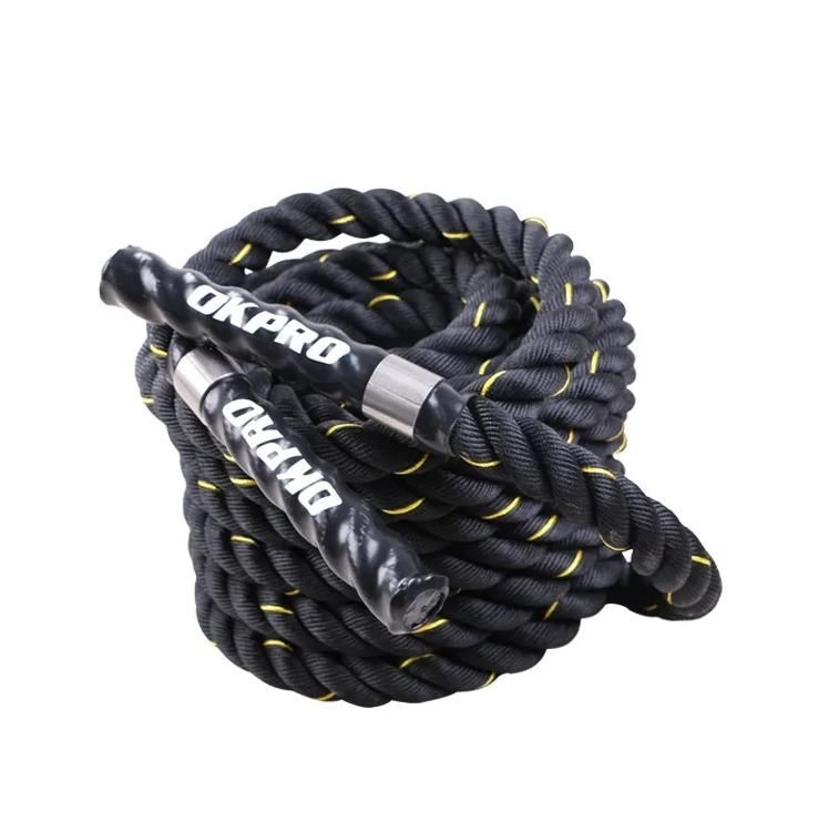 Фото Канат тренировочный 9 м толщина 38 мм телиреновый OKPRO