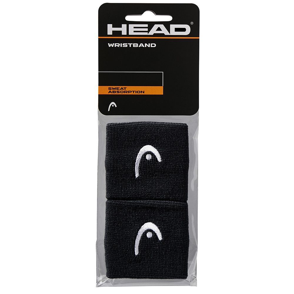 Фото Напульсники HEAD 2,5 285050-BK, 2шт., черные