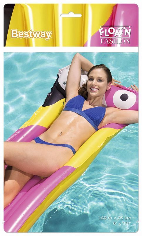 Фотографии Надувной матрас для плавания Тропическая птица,183х76 см Bestway 44021