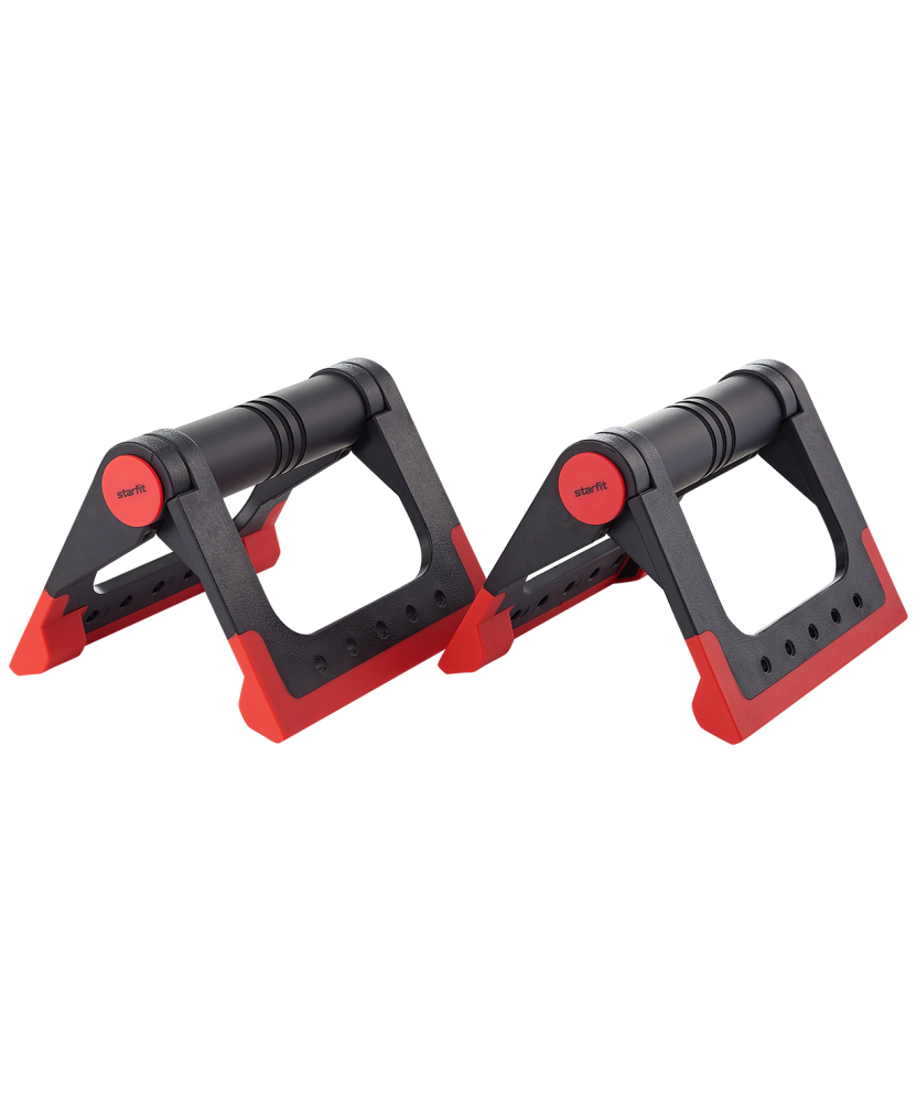 Фото Упоры для отжиманий складные BA-304 черный/красный