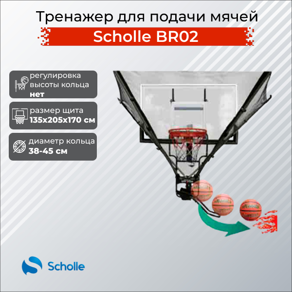 Фото Тренажер для подачи мячей Scholle BR02
