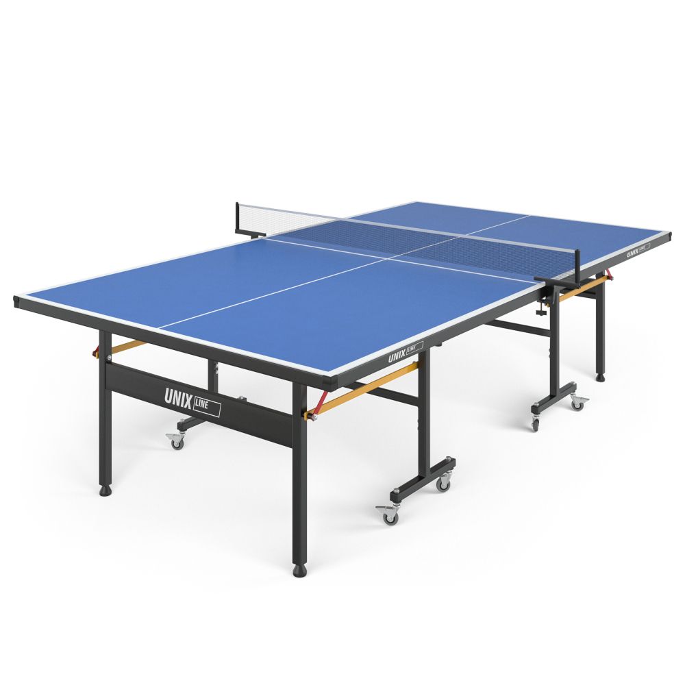 Фотографии Всепогодный теннисный стол UNIX Line для улицы outdoor 6 мм, синий