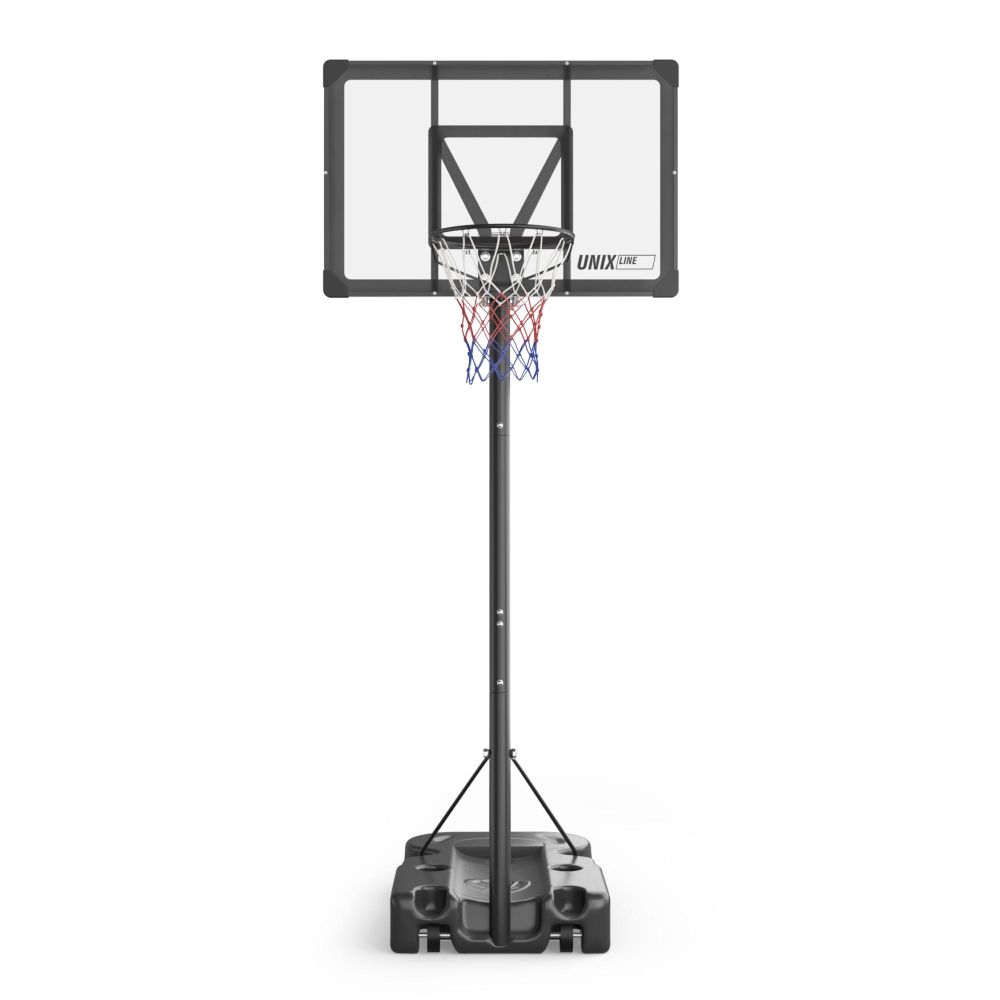 Фотографии Баскетбольная стойка UNIX Line B-Stand-PC 48"x32" (120 х 80 см) R45 H230-305 см