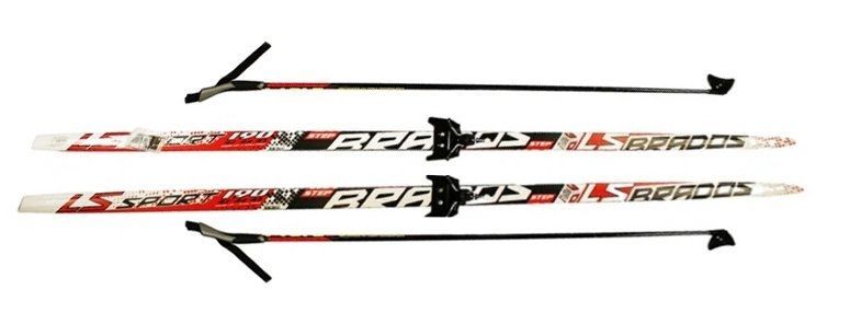 Фото Лыжи Комплект 75 мм STC WAX Brados LS Red