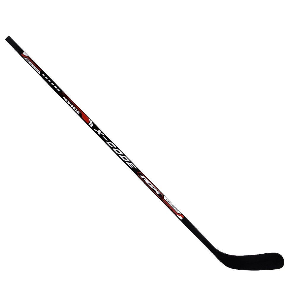 Фото Клюшка для хоккея шайбой RGX GX-5010 X-CODE Senior Black\Red L (Продается только по 10шт.)