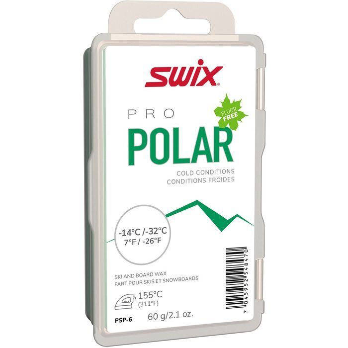 Фотографии Парафин углеводородный Swix PS Polar (-14°С -32°С) 60 г.