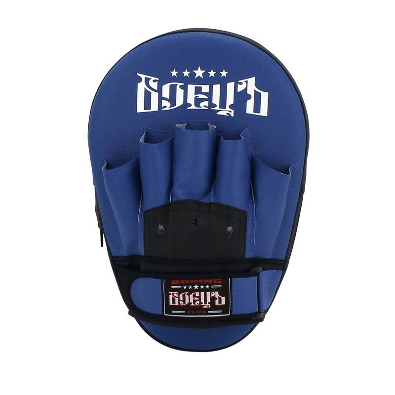 Фотографии Лапы боксерские прямые Боецъ 211 черно-синий