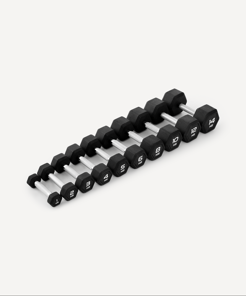 Фотографии Гантель гексагональная DB-301PRO 1 кг, обрезиненная, черный