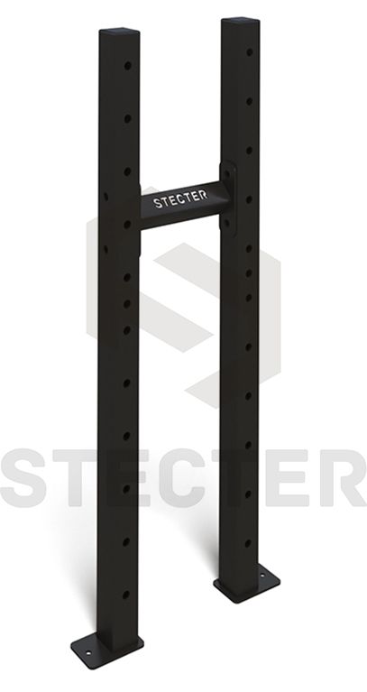 Стеллажная стойка - двойная с перемычкой Stecter (к-кт) Н=1160 мм 2463