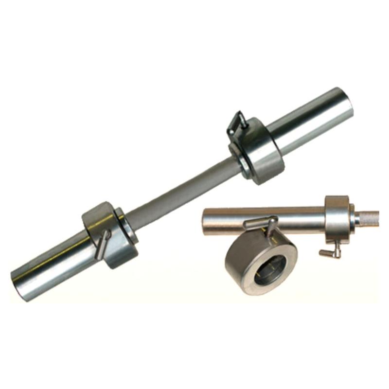 Гриф гантельный D50, L710 MB Barbell стопорный MB-BarM50-710L