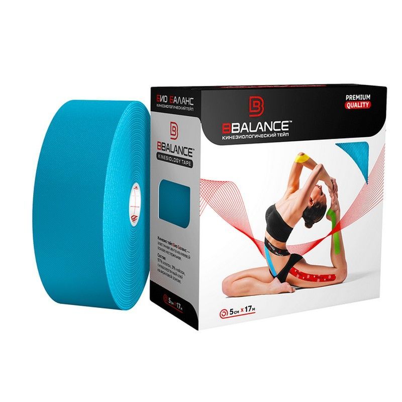 Фотографии Кинезио тейп BBalance 5x1700 см Голубой