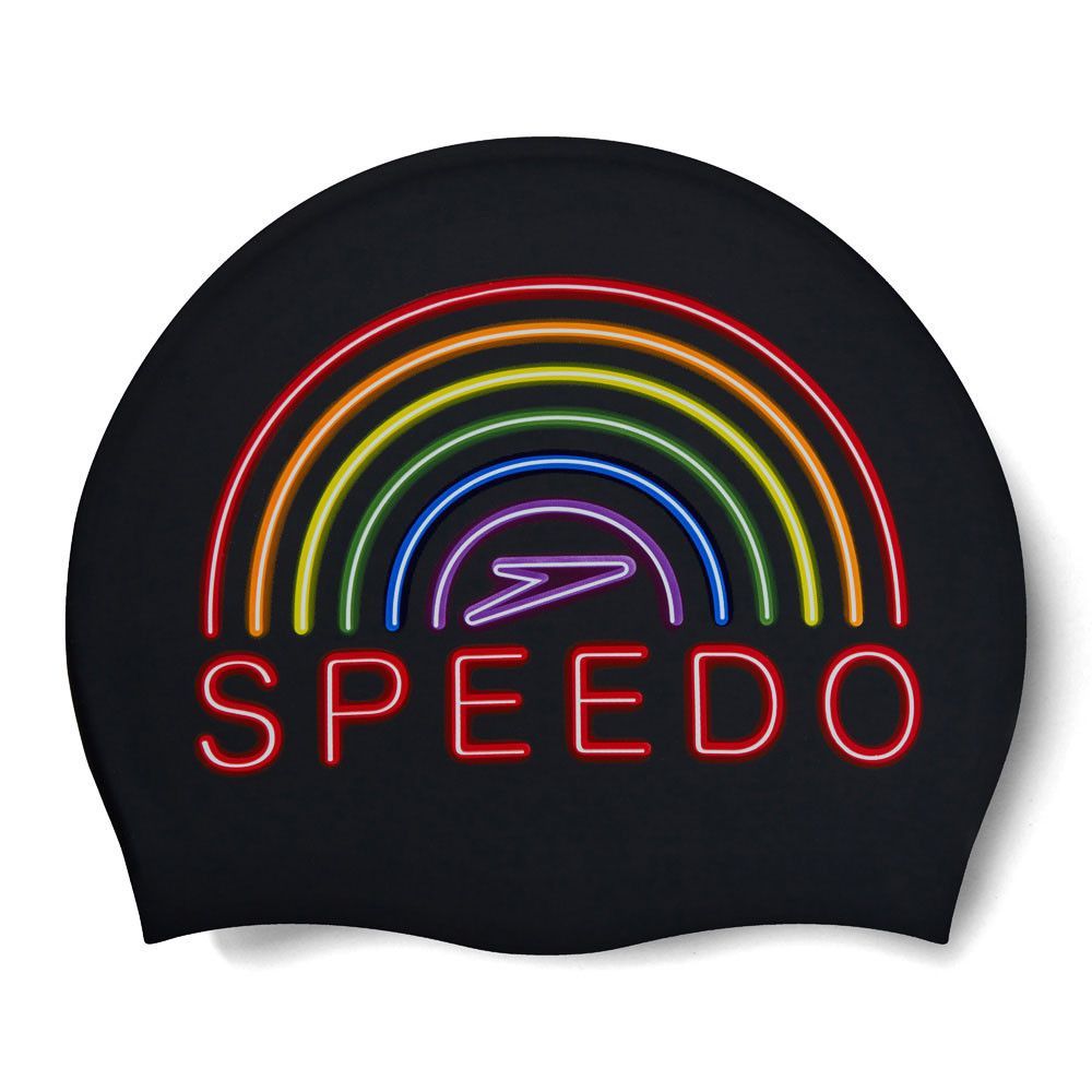 Фото Шапочка для плавания SPEEDO Slogan Print Cap 8-0838516037, силикон