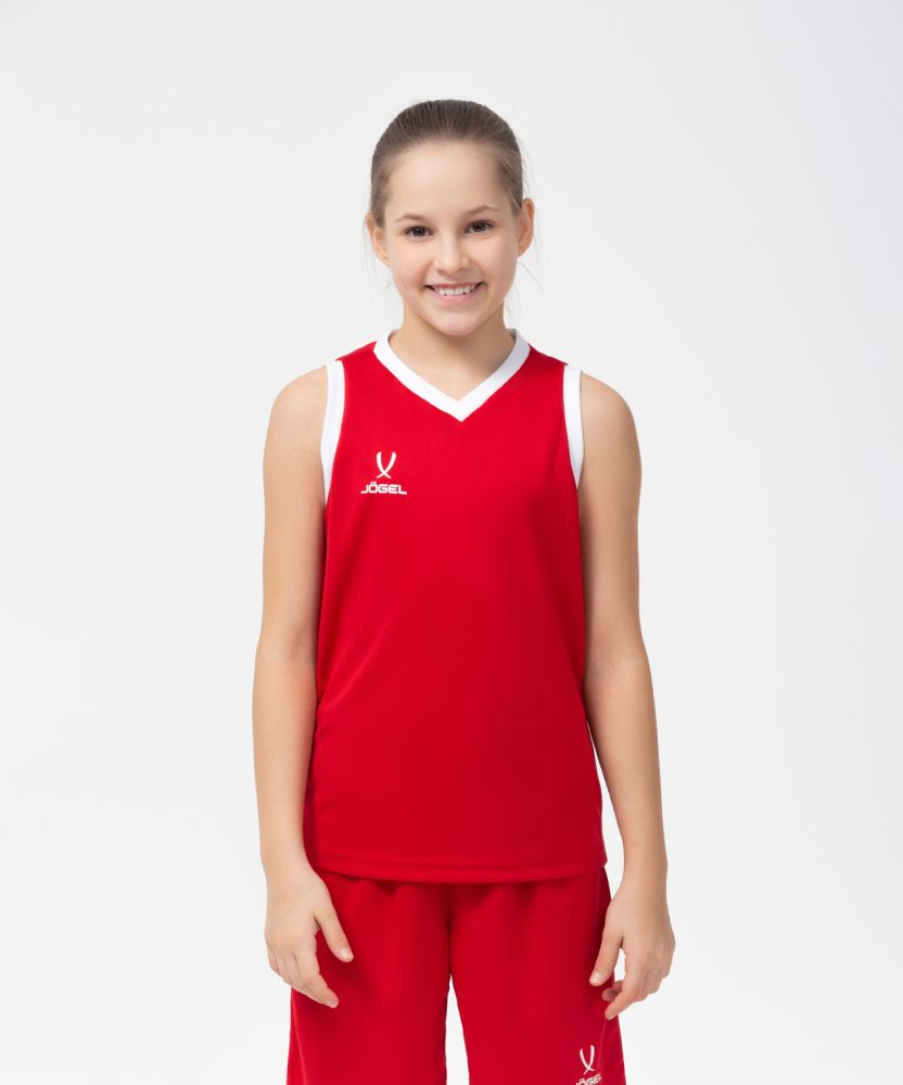 Фотографии Майка баскетбольная JOGEL CAMP Basic, красный, детский