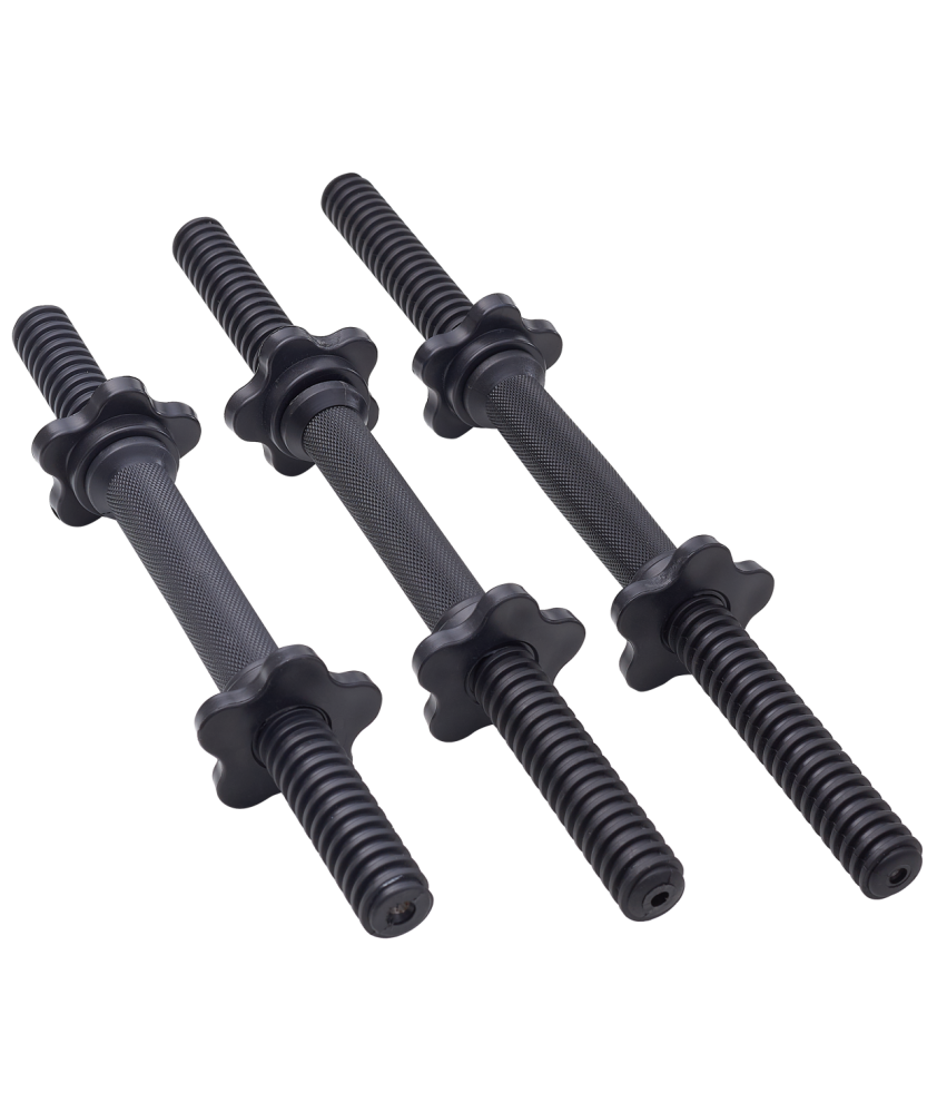 Фотографии Гриф гантельный BB-106 d=25 мм, пластиковый, с пластиковыми замками, 35 см