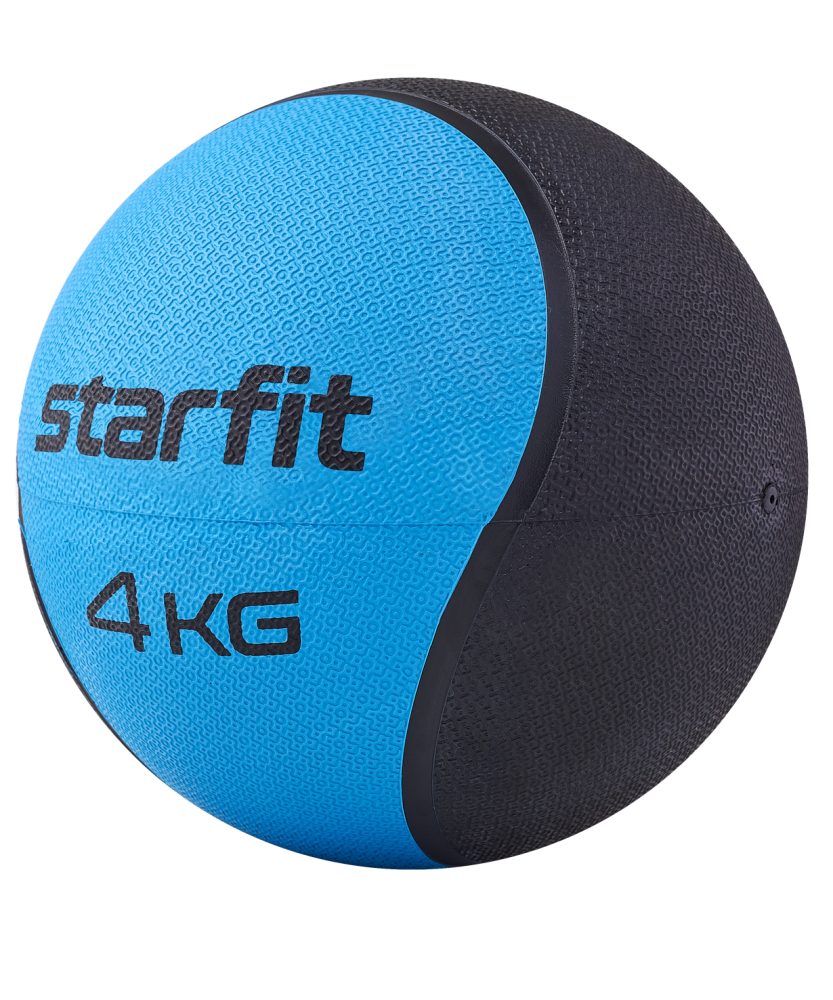 Фотографии Медбол высокой плотности GB-702, 4 кг, синий