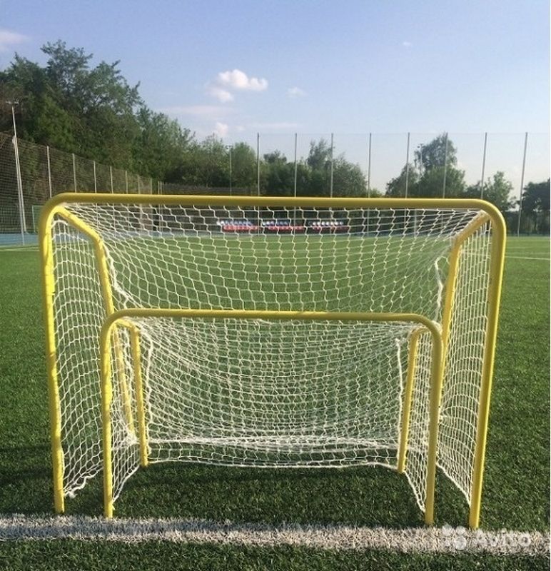 Фотографии Ворота флорбол трен. + сетка 22 мм 0,90м х 0,60м x 0,40м  22 мм (шт)  Pioner A14856
