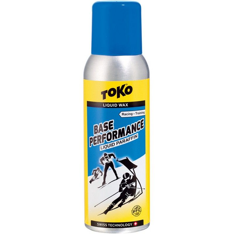 Фото Экспресс смазка TOKO Base Performance Liquid Paraffin Blue (-10°С -30°С) 100 ml.