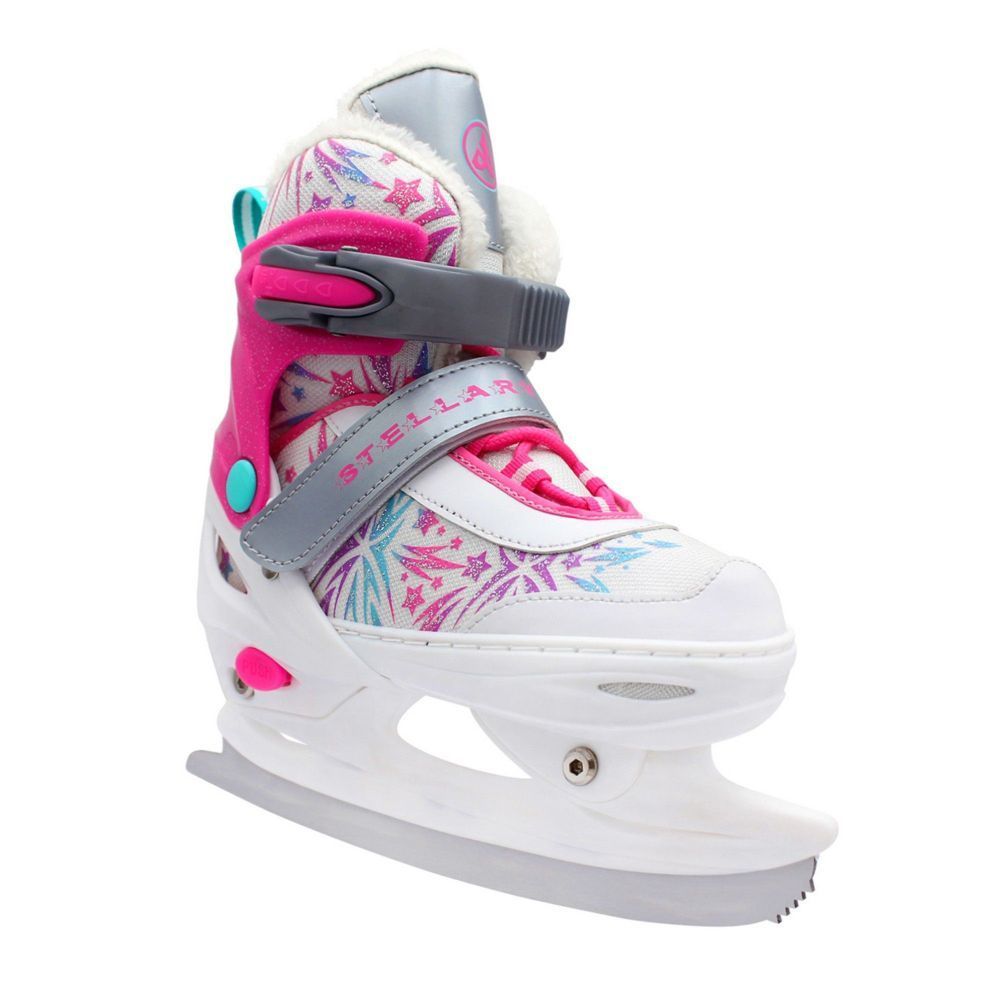 Фото Раздвижные коньки RGX с мехом Stellary Pink