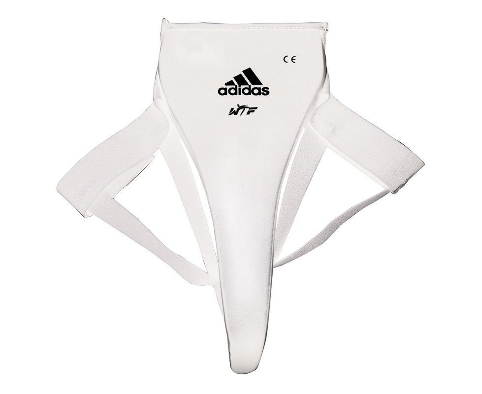 Фотографии Защита паха Adidas женская WTF Woman Groin Guard белая adiTGF01