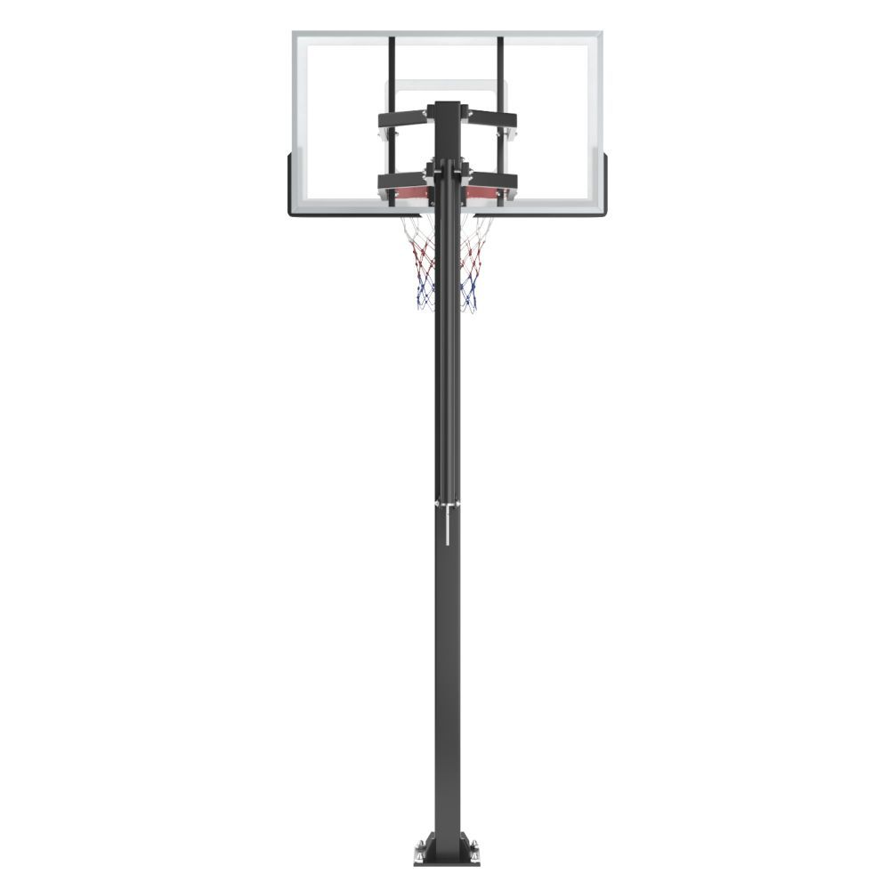 Фотографии Баскетбольная стойка стационарная UNIX Line B-Stand-PC 54"x32" (140 х 80 см) R45 H230-305 см
