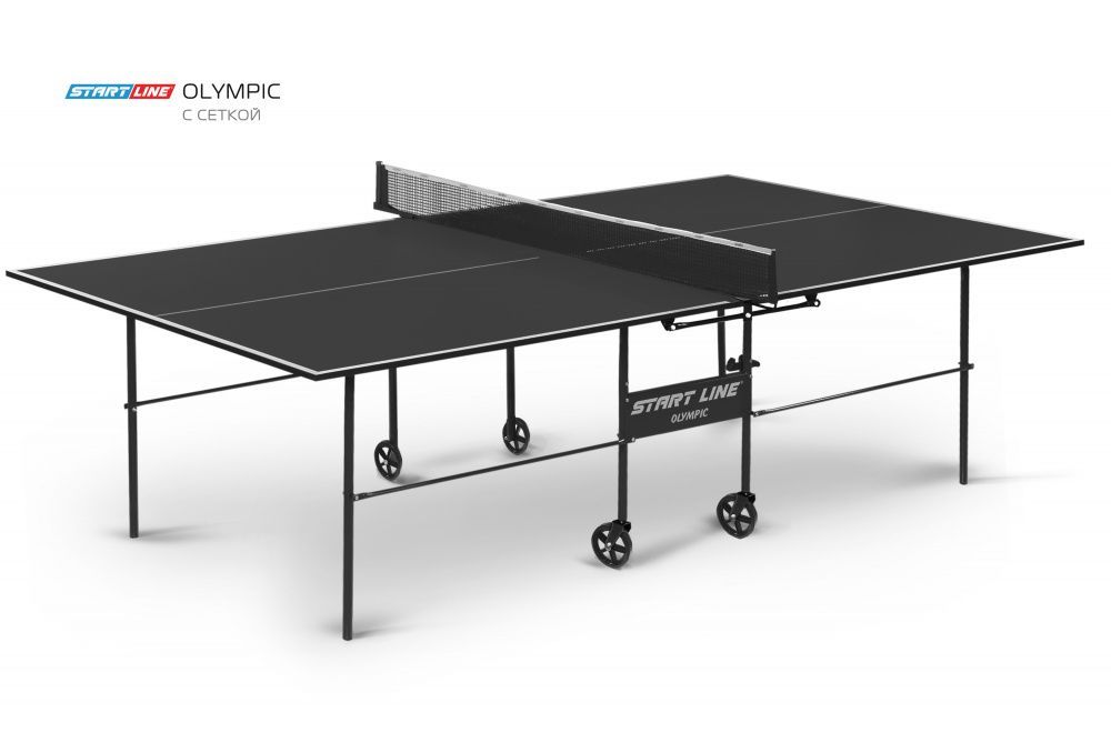 Фотографии Стол теннисный Olympic с сеткой Black