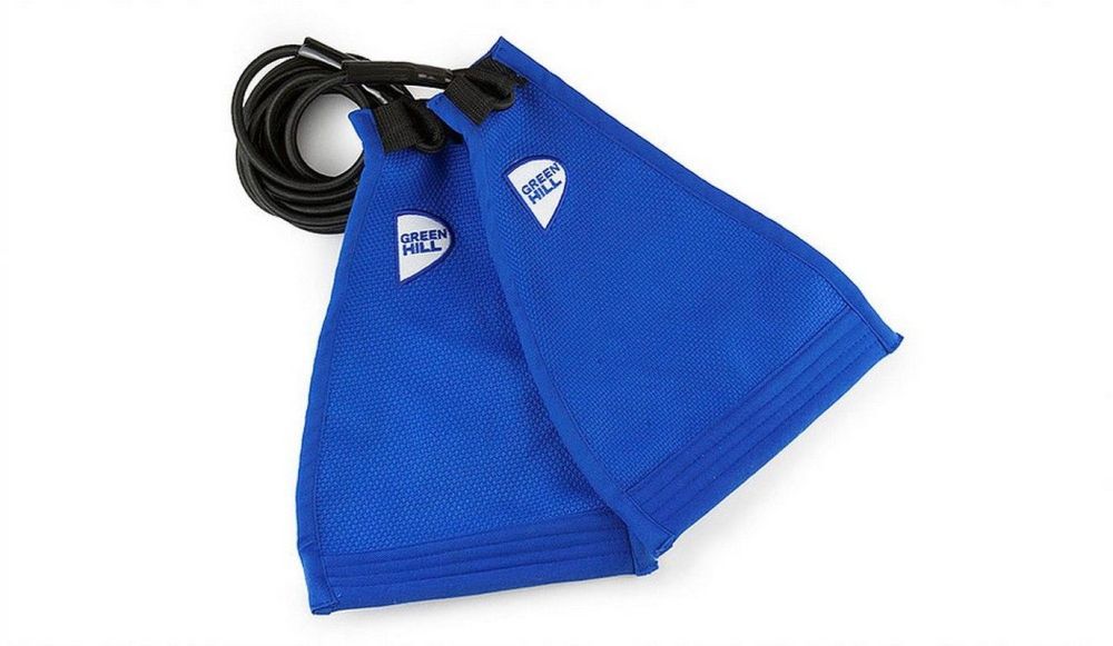 Фото Захват резиновый тренировочный для дзюдо (2м) Green Hill JGT-10362 синий