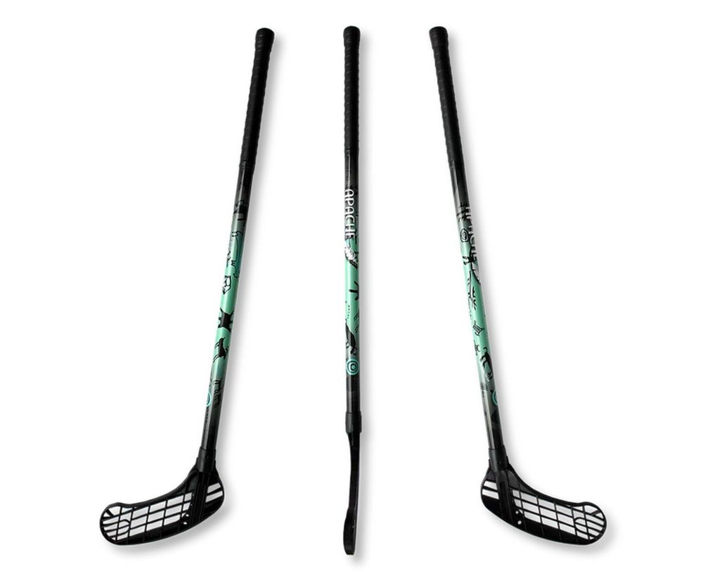 Фото Клюшка флорбольная ACITO APACHE 33 GREEN 80 Round - Прямой