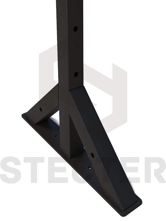 Стеллажная стойка - одинарная Stecter Н=1950 мм 2465