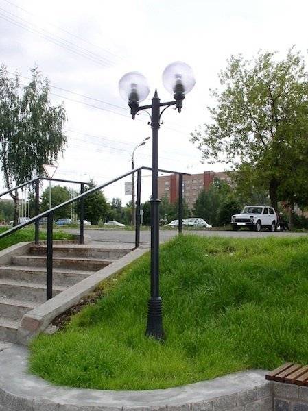Фотографии Фонарь уличный «Парк» со светильниками
