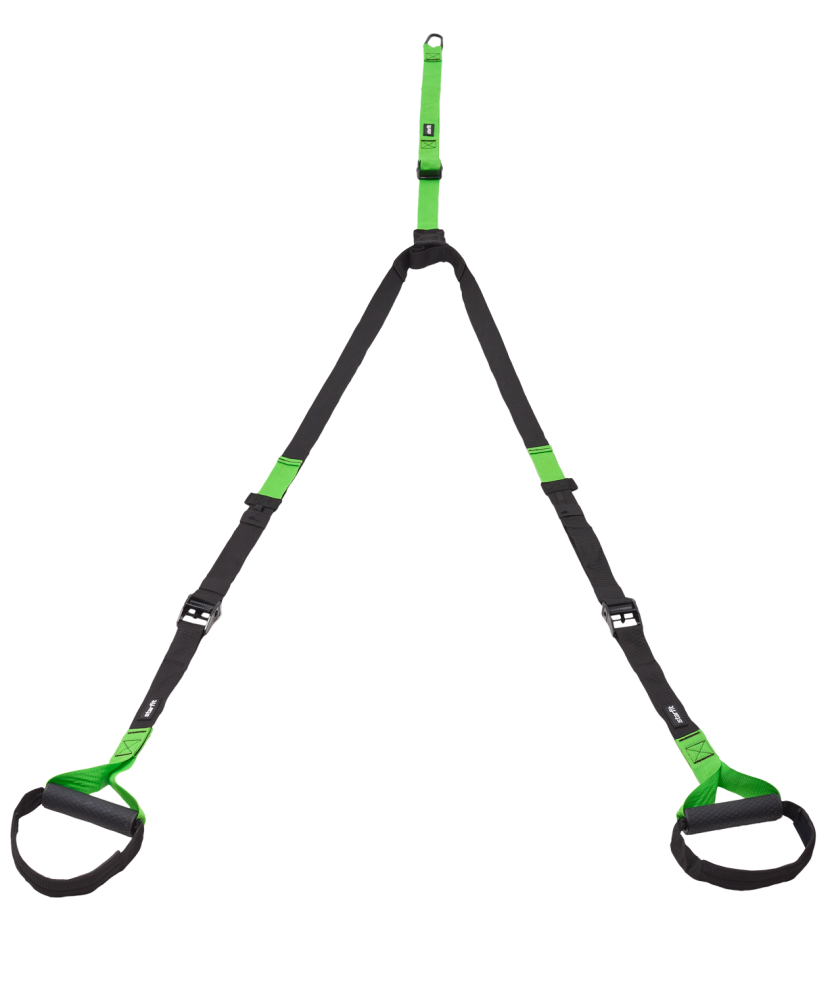 Фото Петли тренировочные FA-701, ярко-зеленый/черный