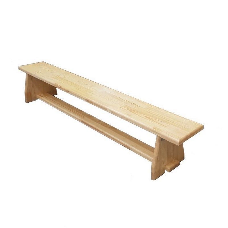 Фото Скамейка гимнастическая ЭКОНОМ 100 см (щит дерево) ножки дерево  Pioner A12724