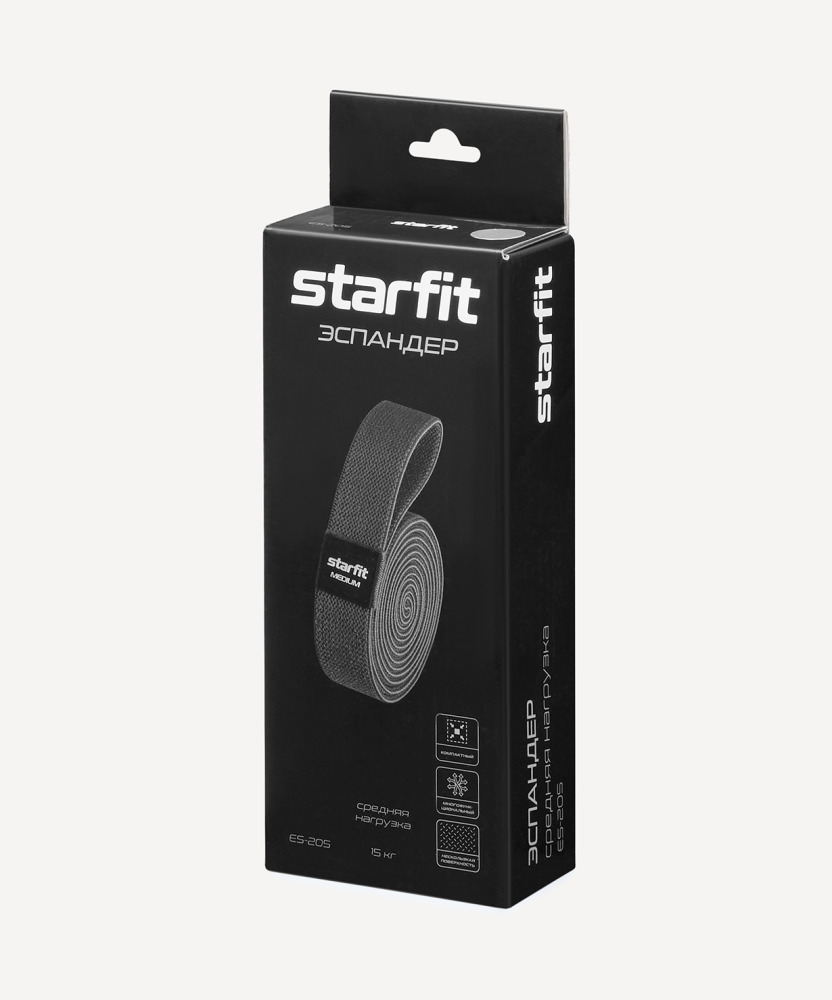 Фотографии Эспандеры для кроссфита ES-205, средняя нагрузка, текстиль, темно-серый