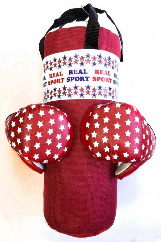 Фотографии Набор боксерский Real Sport Мини RS150 красный