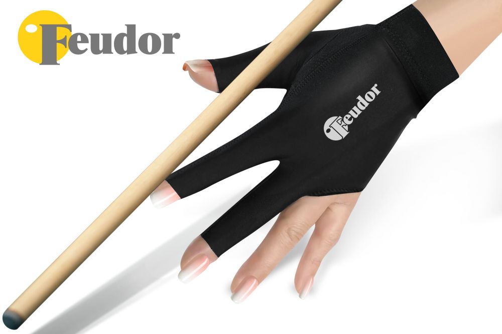 Фотографии Перчатка-бильярдная Feudor Pro black Left XL
