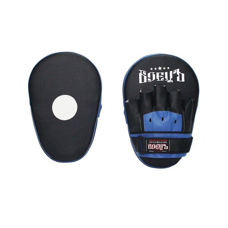 Фото Лапы боксерские прямые Боецъ ВВР-210 синий-черный