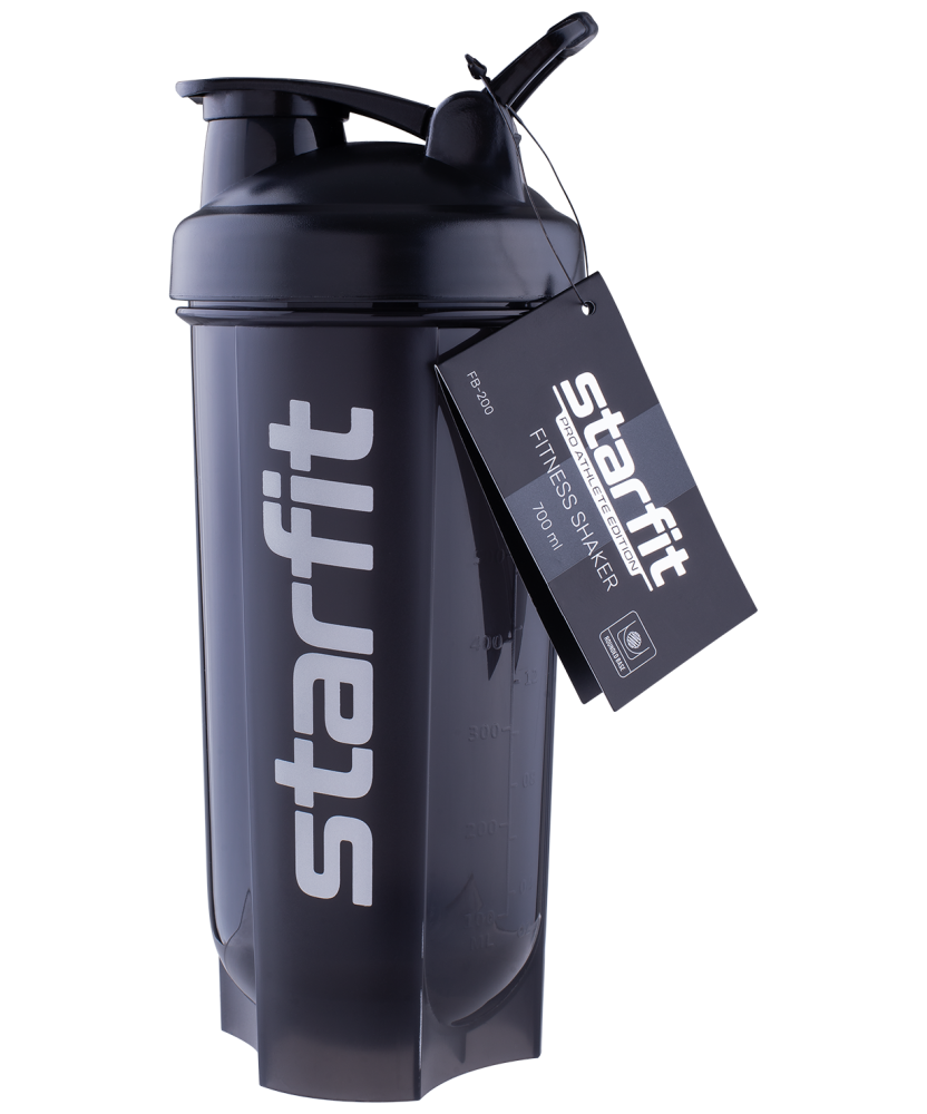 Фотографии Шейкер с металлическим венчиком FB-200, сферическое дно, серый/черный