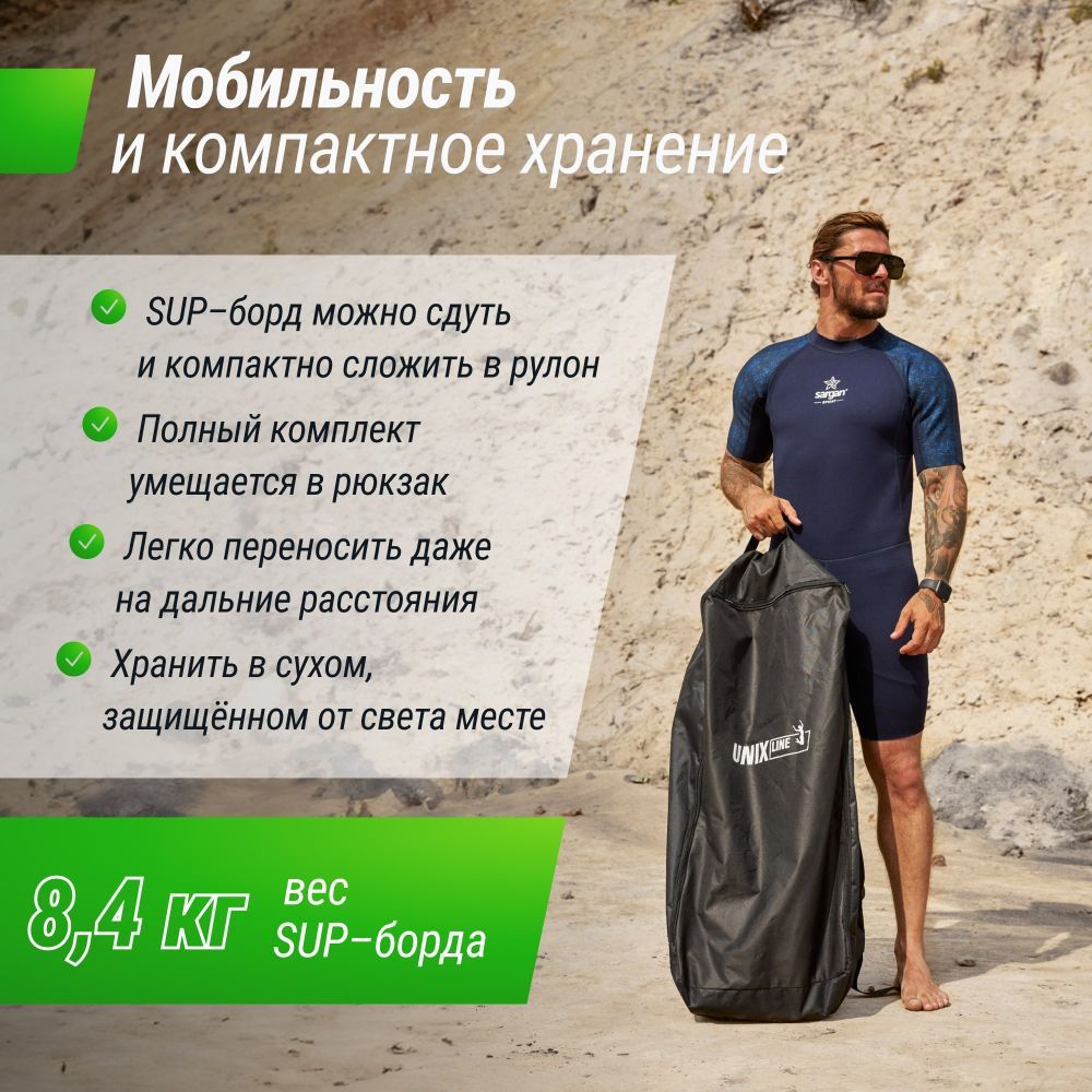 Фотографии SUP-борд UNIX Line Розовый горизонт / Pink Horizon (335 см)