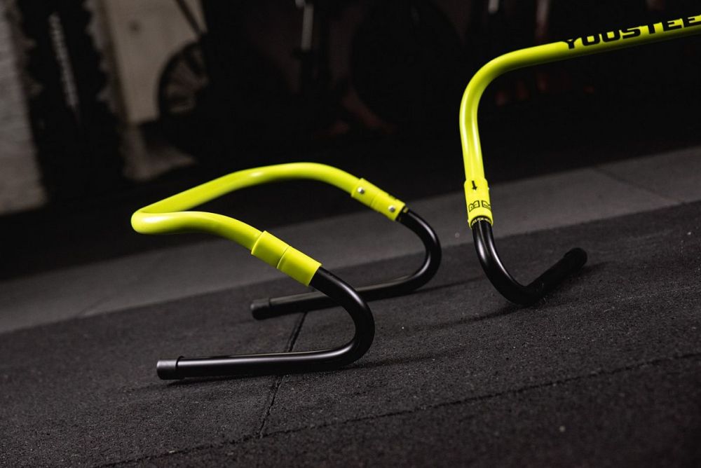 Фотографии Барьеры для тренировок регулируемые YouSteel высота 20\31см, комплект 5шт