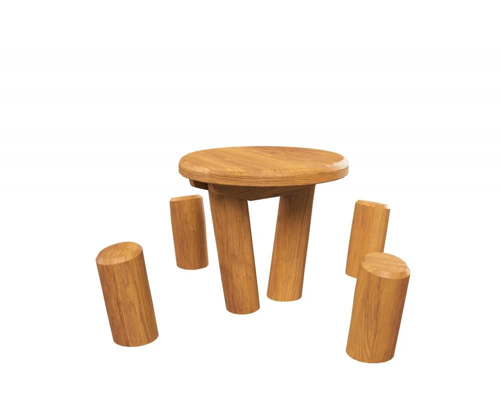 Фотографии Стол с пеньками HARDWOOD «Лесной»