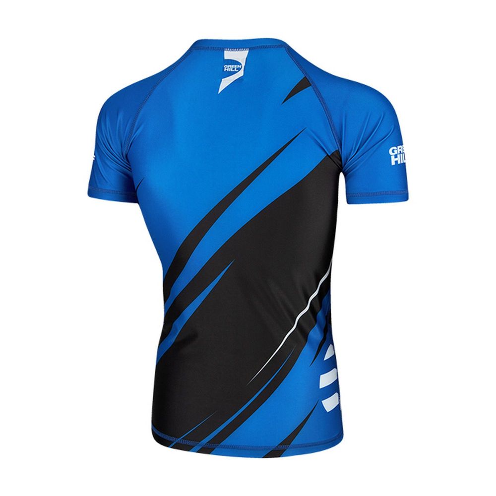 Фотографии Рашгард Green Hill Rash Guard IMMAF approved RGI-4021 синий