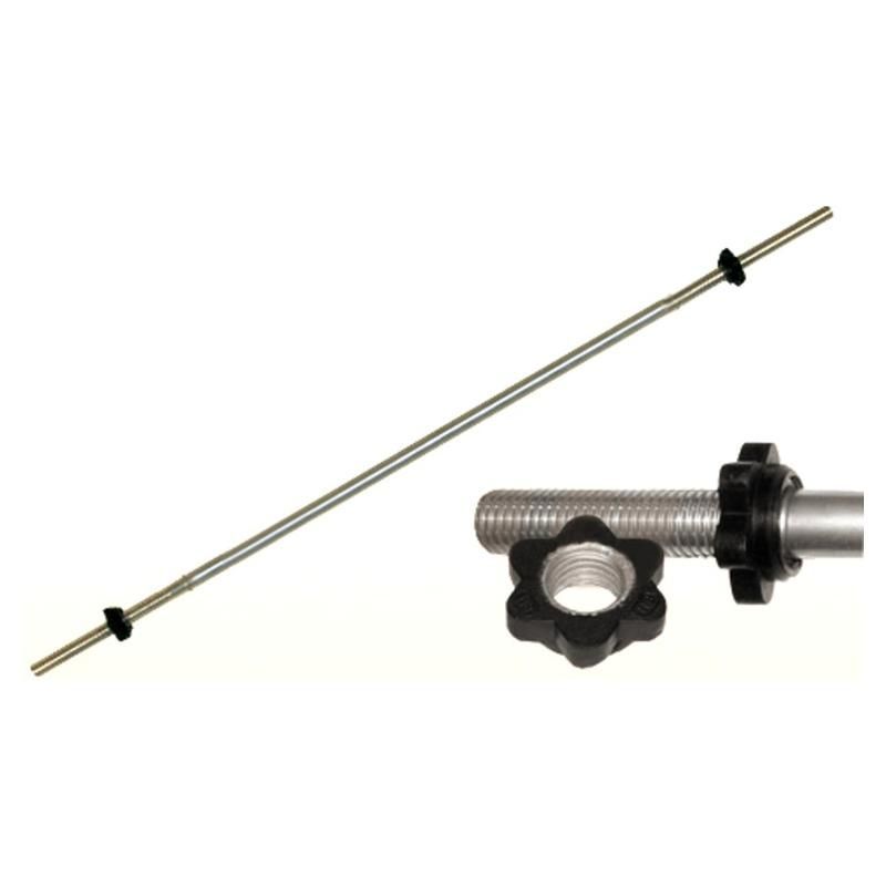 Гриф MB Barbell 1500 мм D25мм замок гайка Вэйдера MB-BarM25-1500B