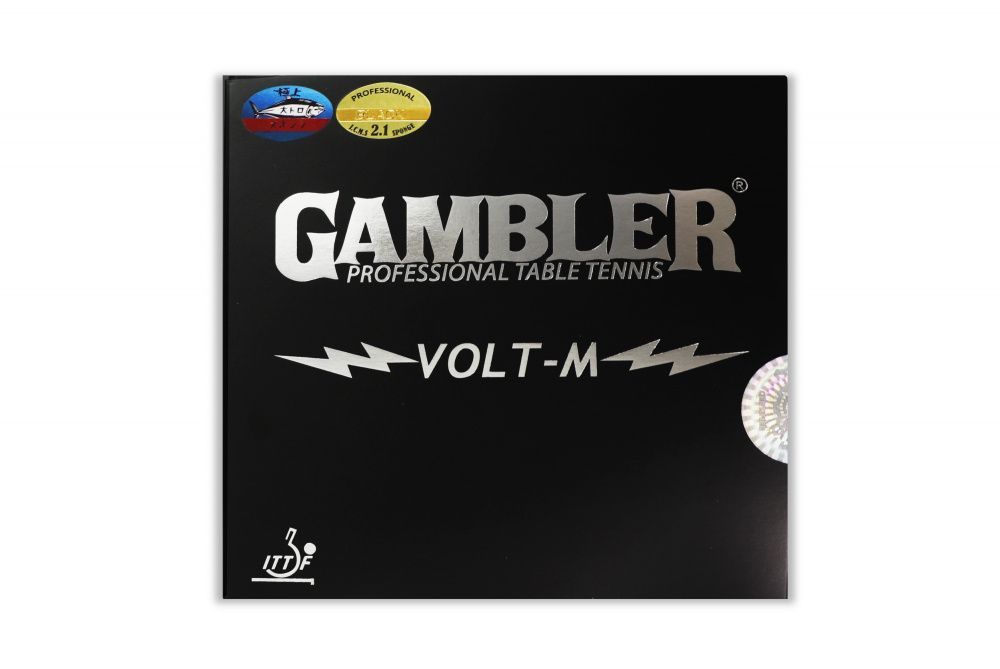 Фото Накладка для ракетки GAMBLER VOLT M 2.1MM BLACK