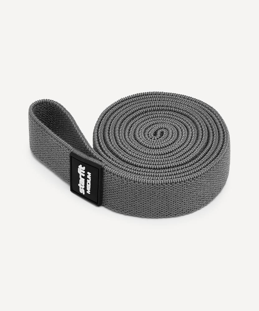 Фото Эспандеры для кроссфита ES-205, средняя нагрузка, текстиль, темно-серый