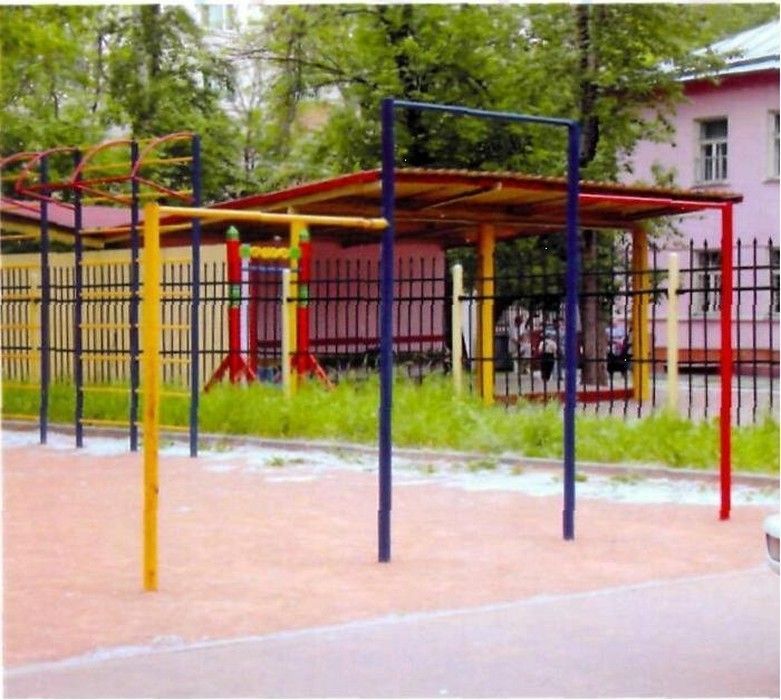 Фотографии Турник 2-уровневый 2,5х1,0 м/ 2,2х1,0 м. Pioner A15760
