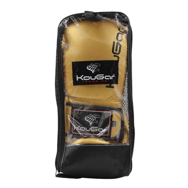 Фотографии Боксерские перчатки Kougar KO600-8, 8oz, золото
