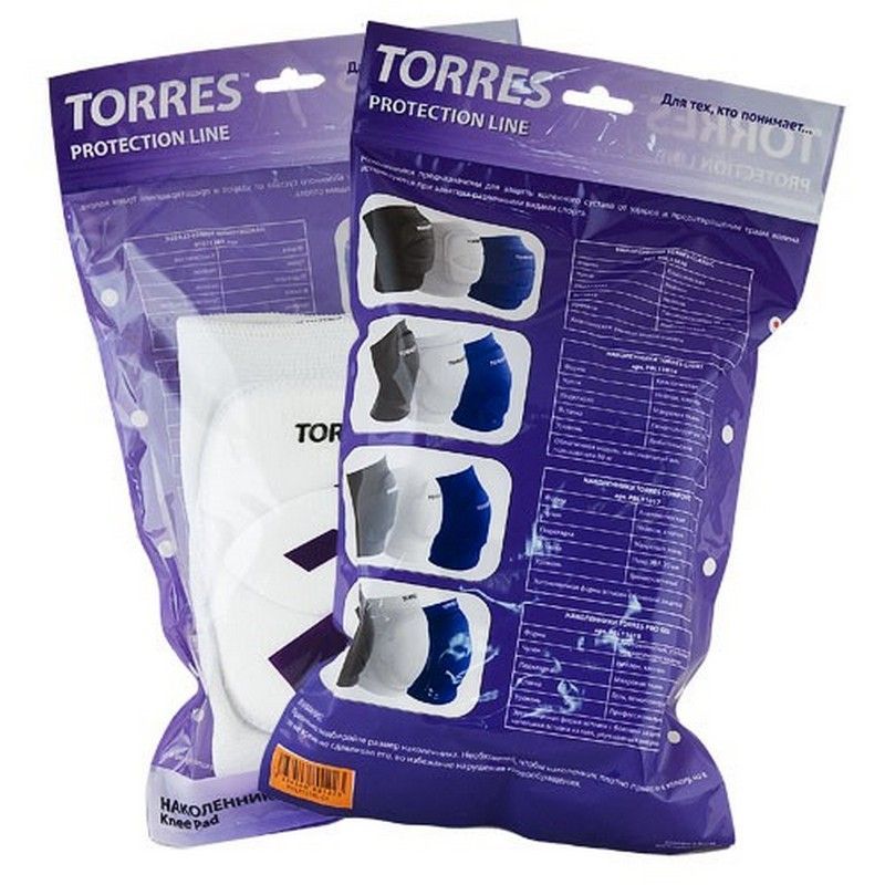 Фотографии Наколенники спортивные Torres Classic белые