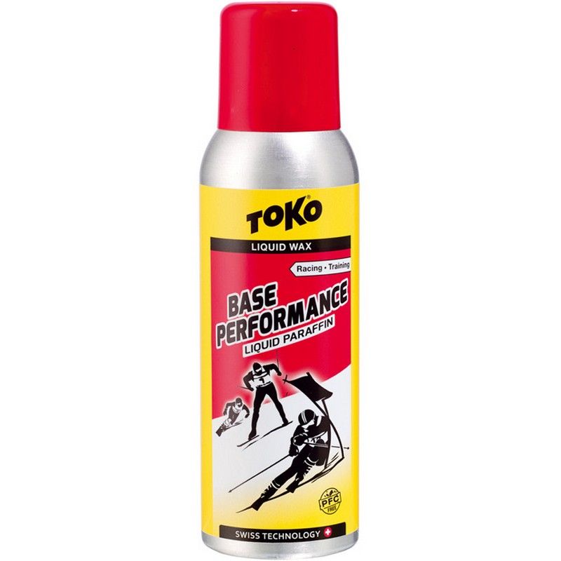 Фото Экспресс смазка TOKO Base Performance Liquid Paraffin Red (-4°С -12°С) 100 ml.