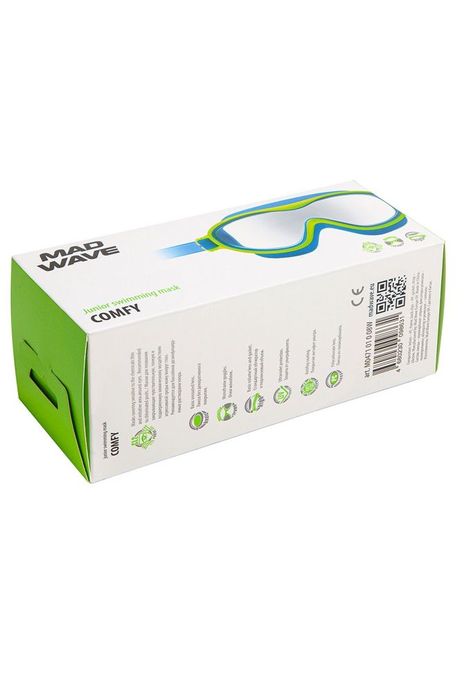 Фотографии Маска для плавания юниорская Mad Wave Comfy M0471 01 0 08W голубой