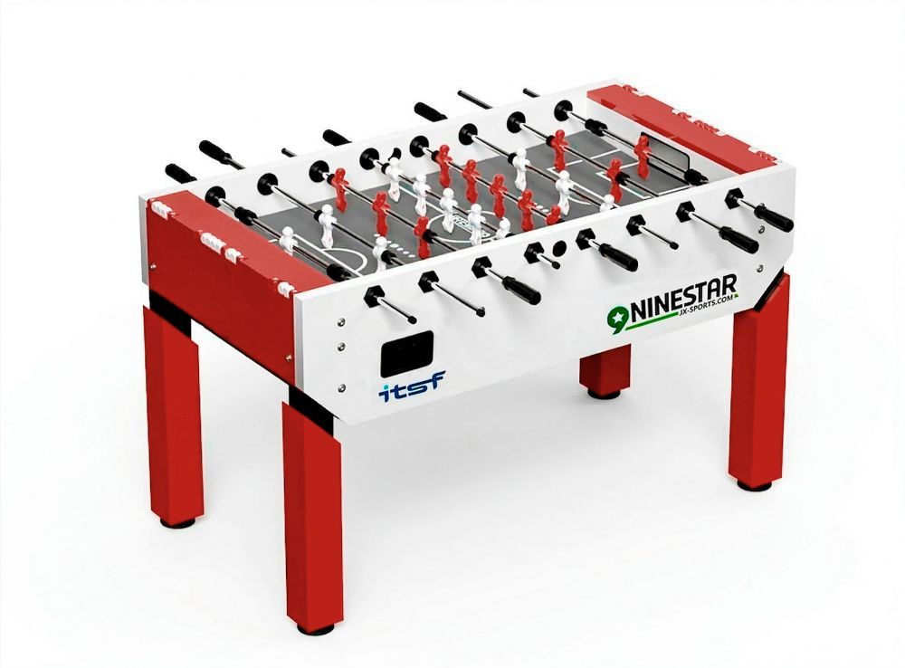 Фото Игровой стол - футбол "NineStar Iron Pro ITSF Red"(144х75,5х90)